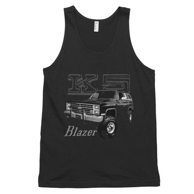 Retro Chevy K5 Blazer Black Classic Tank top (Unisex)