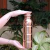 ANCIENT IMPEX Copper Bottle with Easy Grip 1000mL (33.84 US FL Oz) Capacity for Ayurveda Health Benefits made of Pure Copper, Unlined, Uncoated and Non-Lacquered view 4