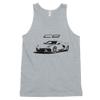 JG Infinite 2020 'Vette C8 Mid Engine American Super Car Classic Tank top (Unisex) Heather Grey view 1