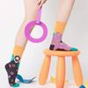 Socks with a sense of design, girls who blow bubbles, stockings, cute personality cotton socks-Navy_36-42 view 4
