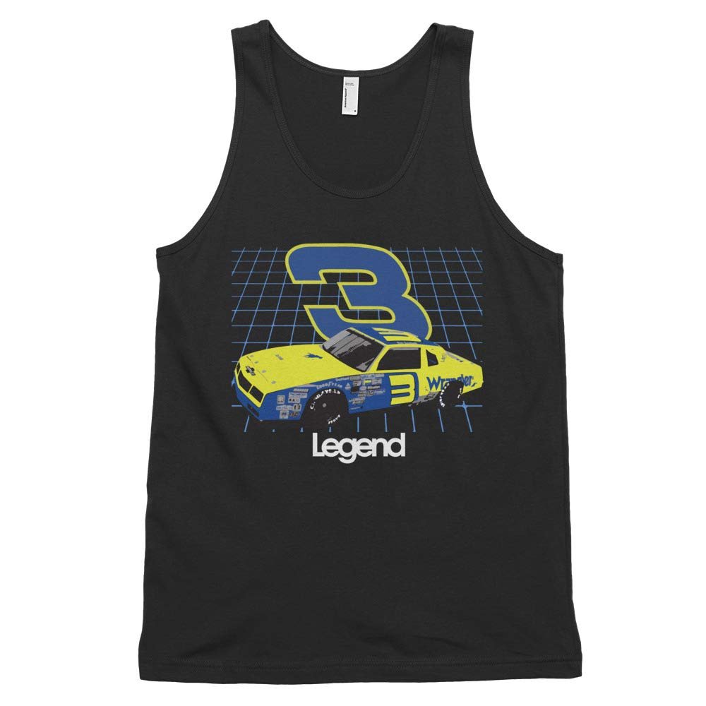 Dale Sr. Intimidator #3 Vintage Race Car Classic Tank top (Unisex) Black