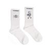 SUNS Cartoon illustration asymmetrical cute personality cotton socks mid tube socks men and women couple socks-White coin pig_36-42 view 1