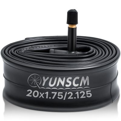 1-PC 20" Bike Tube 20x1.75 20x1.95 20x2.125 Schrader Valve 20 Inner Tube Compatible with 20 x 1.75/2.125 Bike Bicycle Tire Tube