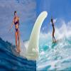 FCS Connect GF Screw & Plate Longboard Fin  Budget-Friendly Glass-Flex Single Fin for Longboards & 2+1 Setups  Easy Screw/Plate Installation (9") view 2