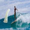 FCS Connect GF Screw & Plate Longboard Fin  Budget-Friendly Glass-Flex Single Fin for Longboards & 2+1 Setups  Easy Screw/Plate Installation (9") view 3