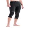 Bucwild Sports  Compression Pants with Knee Pads Size Youth Boys - Adult Men Basketball Wrestling Volleyball Black view 1