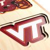 YouTheFan NCAA Virginia Tech Hokies 3D Stadium 8x32 Banner - Lane Stadium Worsham Field view 4