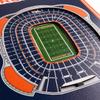 NFL Denver Broncos Mile High Stadium 3D Stadium Banner-8x323D Stadium Banner - 8"x 32", Team Colors, 8" x 32" view 3