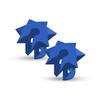 Bowmar Archery Nose Button, Extremely Light Weight, Creates Consistent Anchor Point, Two Sizes Included (Blue) view 1