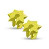 Bowmar Archery Nose Button, Extremely Light Weight, Creates Consistent Anchor Point, Two Sizes Included (Yellow) view 1