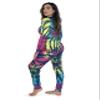 #followme Tie Dye 2 Piece Jogger Thermal Pajama Set for Women 6862-10488-XS view 2