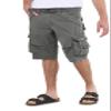 X RAY Mens Cargo Shorts Camo & Solid Colors 12.5" Inseam Knee Length Classic Fit Multi Pocket (Big and Tall Shorts for Men), Twill Taped Grey, 30 view 3