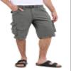 X RAY Mens Cargo Shorts Camo & Solid Colors 12.5" Inseam Knee Length Classic Fit Multi Pocket (Big and Tall Shorts for Men), Twill Taped Grey, 30 view 4