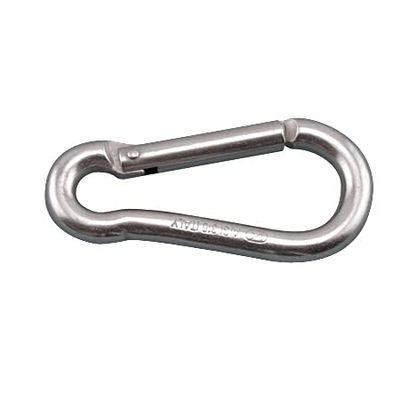 Stainless Steel Key Lock Spring Snap Hook Carabiner Grade 316 SS (7 Different Sizes) (S0120-K160 *1/2"*)