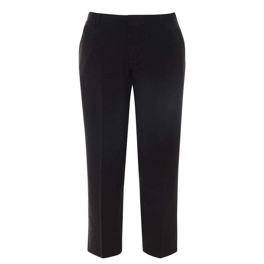 Chaps Little Boys' Flat Front Dress Pants, Black, 4
