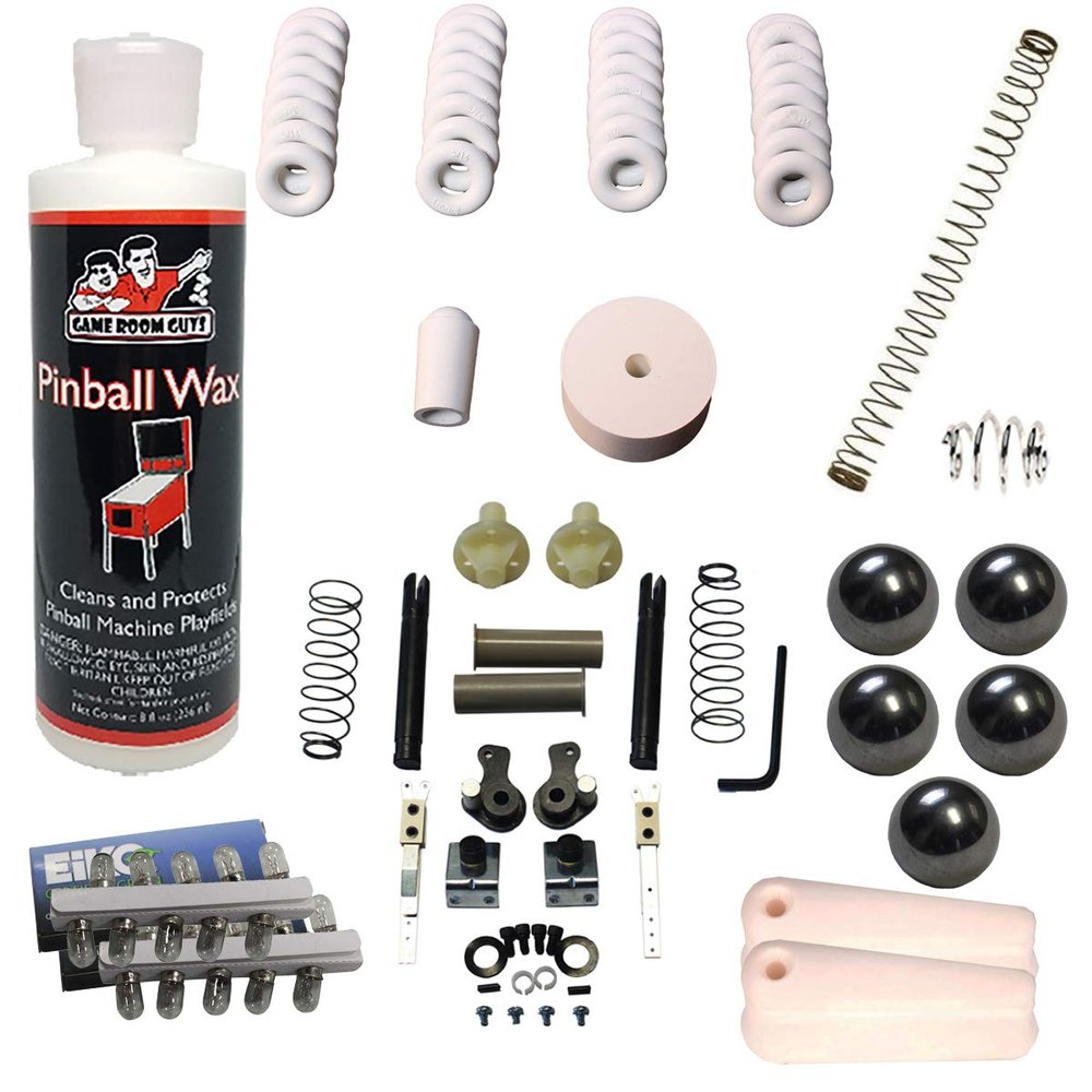 Game Room Guys 1953 Bally Dude Ranch Bingo Pinball White Premium Maintenance Kit