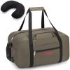 17x10x9 United Airline Personal Item Under Seat Duffel Bag With Free Pillow And USB Port (H Green) view 1
