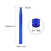 X AUTOHAUX 70mm Aluminum Alloy Bike French Type Valve Extender Extension Blue 4pcs view 2