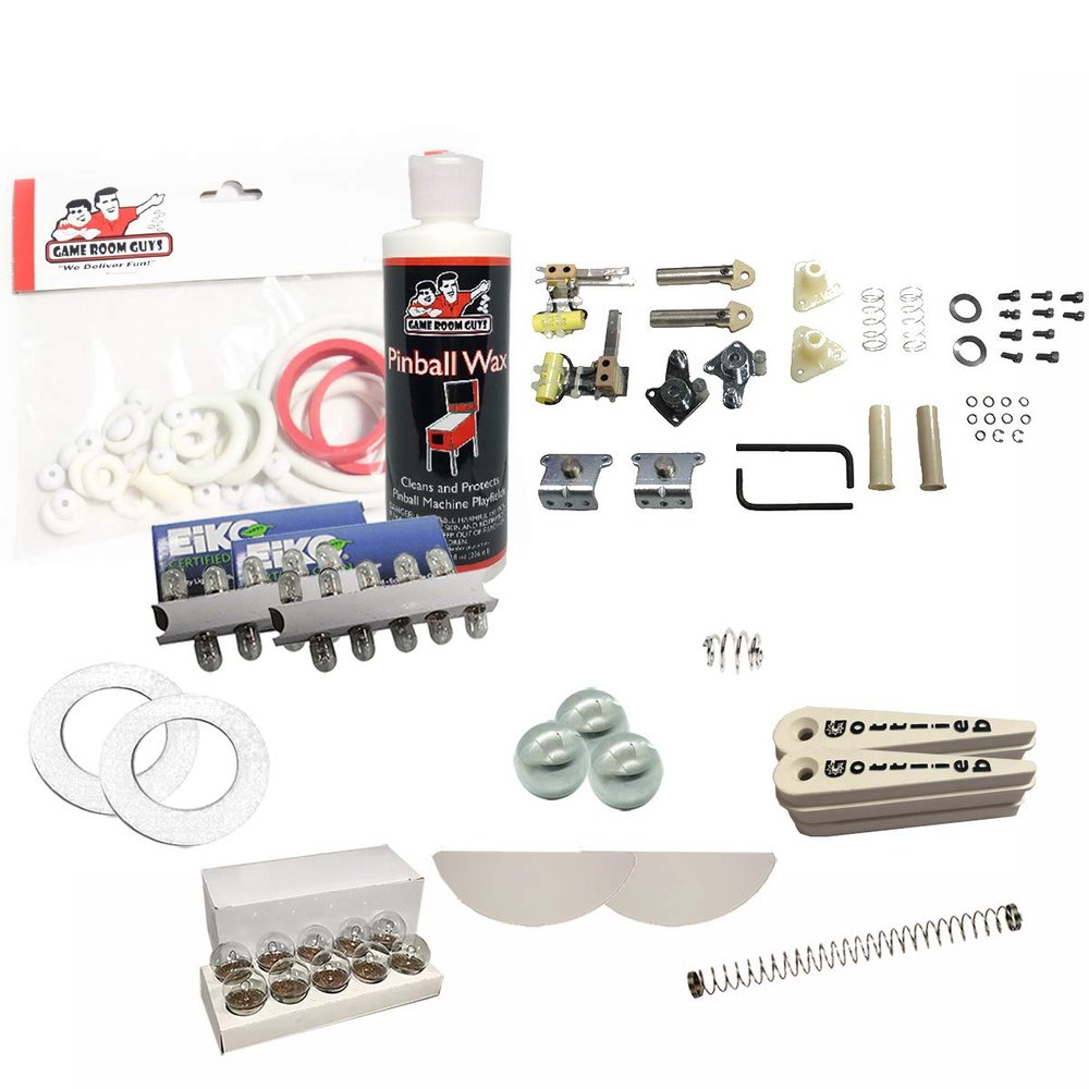 Game Room Guys 1989 Gottlieb Night Moves Pinball White Premium Maintenance Kit