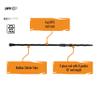 Savage Gear 10' Battletek Surf Spinning Rod, 2 Piece Fishing Rod, Medium Power, 10-20lb Line Rating, 1-5 Lure Rating view 2