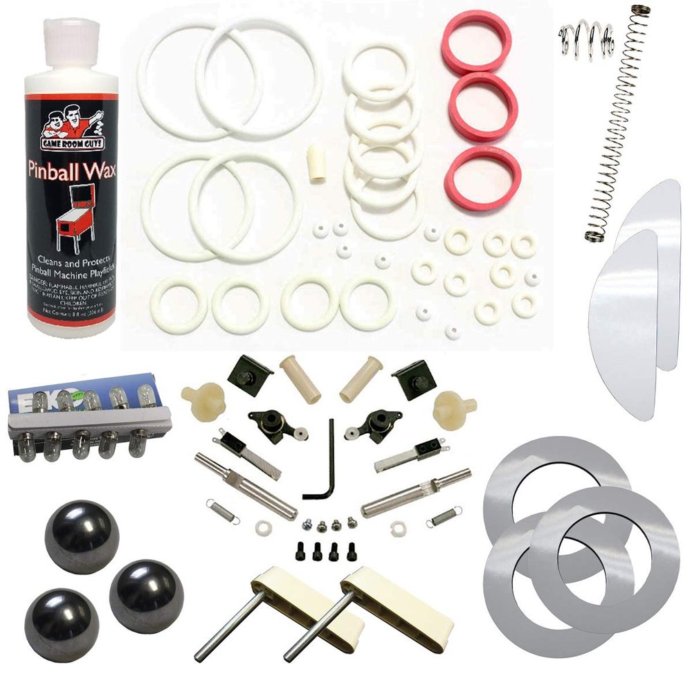 Game Room Guys 1981 Bally Fathom Pinball White Premium Maintenance Kit