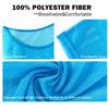 Antoyo Pinnies Soccer pinnies for Soccer Mesh Basketball Jerseys Sky Blue-XL view 3