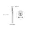 X AUTOHAUX 40mm Aluminum Alloy Bike French Type Valve Extender Extension Silver Tone 4pcs view 2