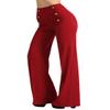 J. LOVNY Womens Sailor Bell Bottom High Waist Long Pants Made in USA S-3XL Red view 1