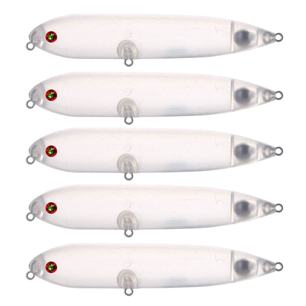FREE FISHER Lure Blanks Unpainted Crankbait Fishing Lure,20PCS Unpainted Minnow Lure Bodies 11.5cm 14g