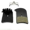 Bike Brake Pads Resin Will fit Shimano D02S, D03S, H03C,H03A, N04C, N03A, with Air Fins. The Bicycle Replacement Part for OEM Brakes for high Braking Power and Quiet Stops. view 1