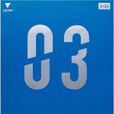 VICTAS 020771 Table Tennis Rubber V>03 Soft Back Red (0040) 2.0