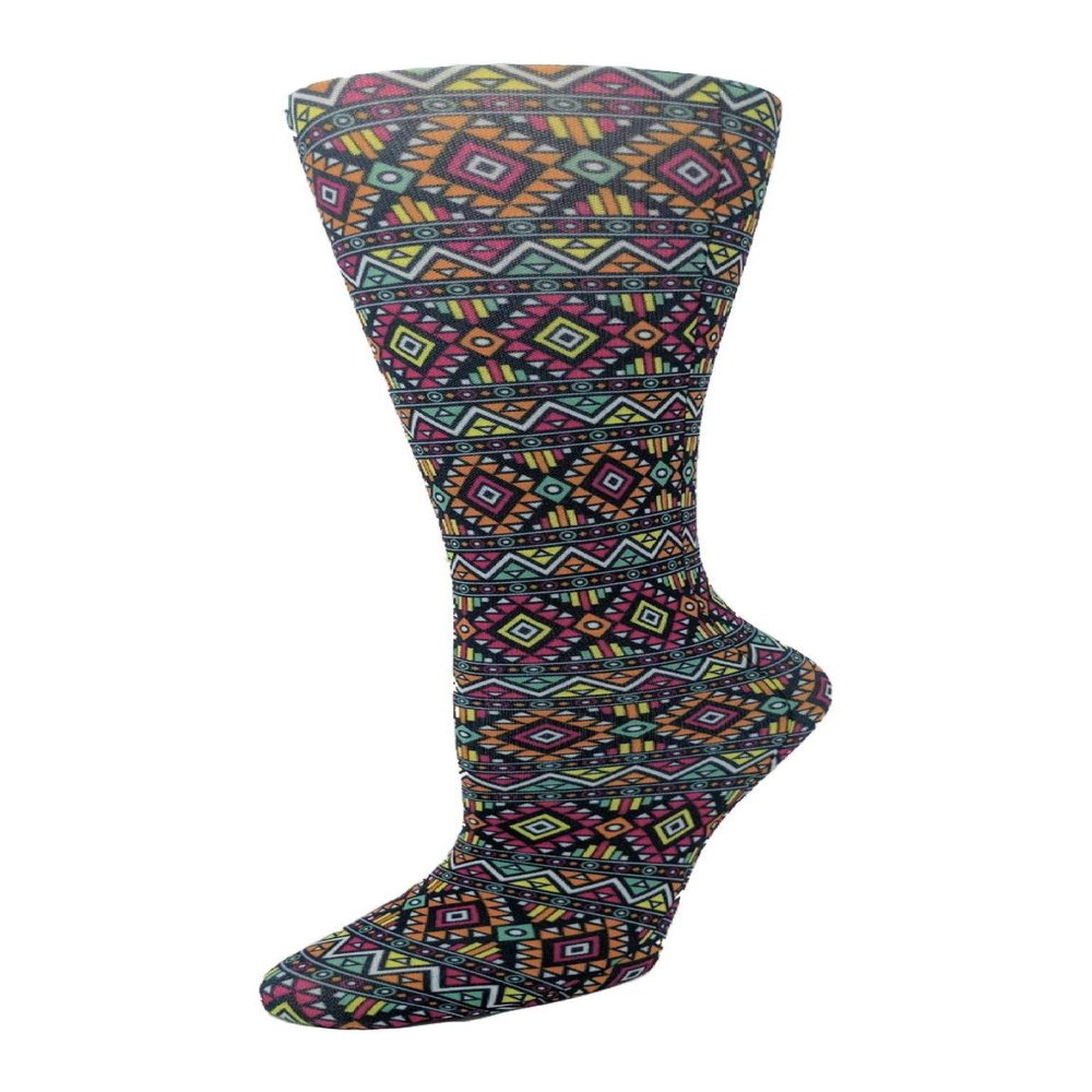 Cutieful Compression Socks Knit Wide Calf 10-18mm/HG (Azteca)