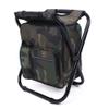 UNISTRENGH Folding 3 in 1 Camping Chair Stool Backpack with Cooler Insulated Picnic Bag, Hiking Camouflage Seat Table Bag Camping Gear for Outdoor Indoor Fishing Travel Beach BBQ (Camouflage) view 1