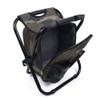 UNISTRENGH Folding 3 in 1 Camping Chair Stool Backpack with Cooler Insulated Picnic Bag, Hiking Camouflage Seat Table Bag Camping Gear for Outdoor Indoor Fishing Travel Beach BBQ (Camouflage) view 3