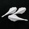 CUESOUL Very Slim TRAJ AK8 New Integrated Dart Flights and Shafts Wave Shape,Dart Flight White Set of 3 view 3