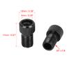 X AUTOHAUX Black Metal French to American Type Valve Adapter Bike Pump Tire Inflator Tool 10pcs view 2
