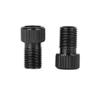 X AUTOHAUX Black Metal French to American Type Valve Adapter Bike Pump Tire Inflator Tool 10pcs view 3