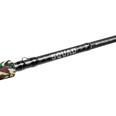 Savage Gear 7'4" Squad Casting Fishing Rod, 1-Piece Freshwater with Hook Keeper, 24-Ton High Modulus Carbon Blank