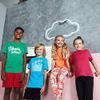 AWDis Just Cool Kids Cool T-Shirt - Boys/Girls Polyester Sports/Football/P.E tee - Sun Yellow (7-8 Years) view 3