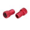 X AUTOHAUX Red French to American Air Pump Compressor Bike Valve Adapter 4pcs view 4