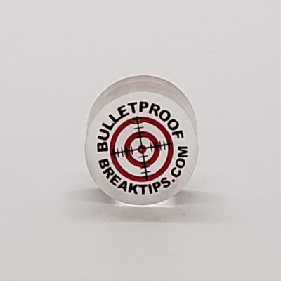 Bulletproof Break Tips, Finally, a Break/Jump tip That is Clearly Superior to All The Other Options on The Market! More Powerful Than Phenolic! 15MM (2 Pack) Free Patch & Sticker!