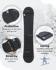 MONS Snowboard Sleeve Soft Cover Case, Fit in Bag Storage Transport Protection/ Whole Cover (S) view 4