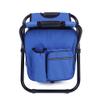 UNISTRENGH Folding 3 in 1 Camping Chair Stool Backpack with Cooler Insulated Picnic Bag, Hiking Camouflage Seat Table Bag Camping Gear for Outdoor Indoor Fishing Travel Beach BBQ (Blue) view 4