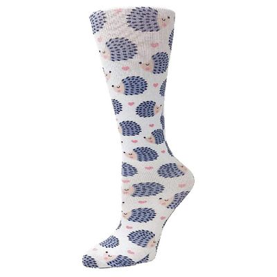 Cutieful Compression Socks Knit Wide Calf 10-18mm/HG (Hedgehog)