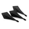 CUESOUL Very Slim TRAJ AK8 New Integrated Dart Flights and Shafts Diamond Shape,Dart Flight Black Set of 3 view 4