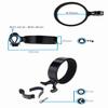 Bike Handlebar Cup Holder, Clinch Bottle CagesBlack with Multi-Way Mount for Commuters and Road Bike (Silver) view 3