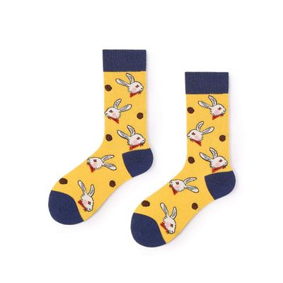 Stockings College Retro Female Socks Stockings Literature Art Cartoon Stockings-Ms. [35-42]_Meng Meng Rabbit