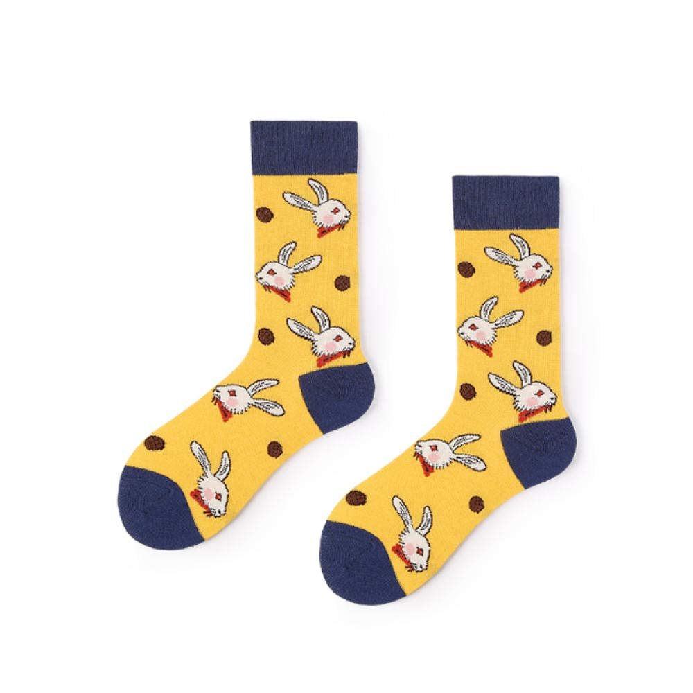 Stockings College Retro Female Socks Stockings Literature Art Cartoon Stockings-Ms. [35-42]_Meng Meng Rabbit
