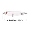 FREE FISHER Lure Blanks,Crankbait Blanks Fishing Lures Set,20PCS 10.5cm 10.4g Blank Unpainted Hard Lures Kit,Fishing Lures DIY Kit view 2