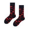 Cartoon trend angel devil socks female personality cotton socks creative female socks in tube-Black fish_Women's One Size 36-40 view 1